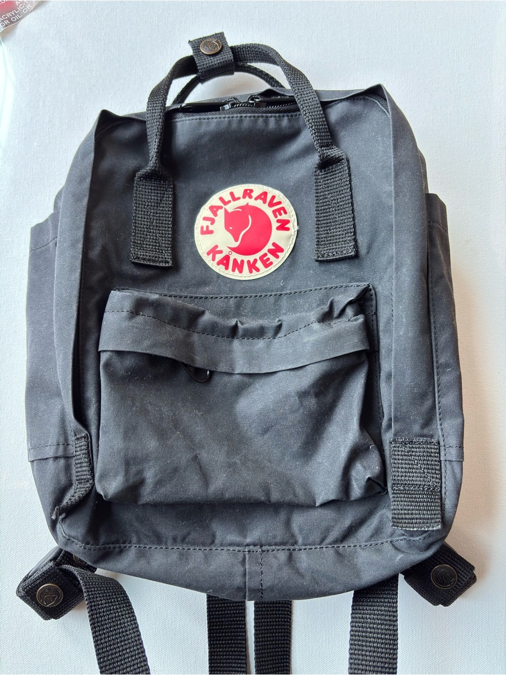Fjallraven Kanken Mini backpack in Black